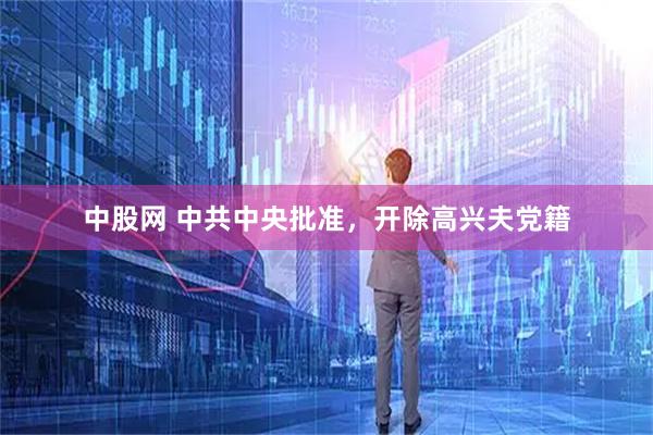 中股网 中共中央批准，开除高兴夫党籍